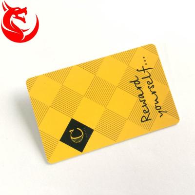 China Gold Read Write Metal Wallet Card High Glossy Hot Stamping Or Magnetic Stripe for sale