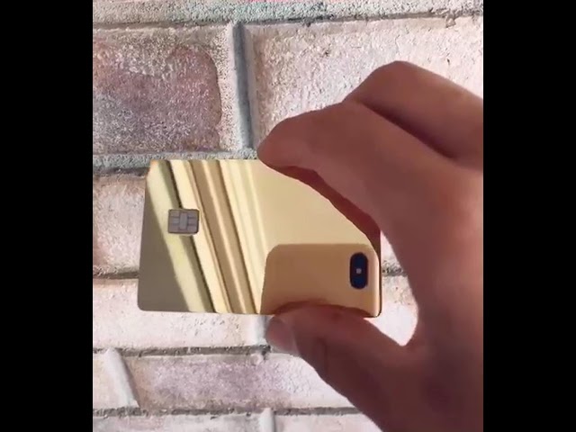 mirror gold card video