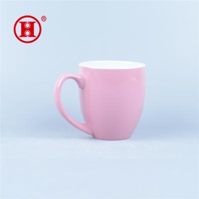 China [ZIBO HAODE CERAMIC] Viable Modern Pink Ceramic Coffee Mugs for sale