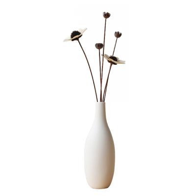 China [ZIBO HAODE CERAMICS] Home Tall Narrow Rim Grouting Innovative Ornamental Ceramic Vases for sale