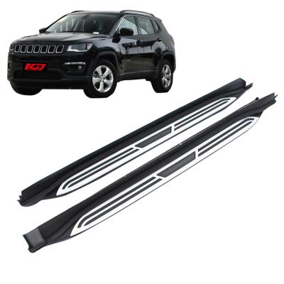 China ABS 4x4 Car Side Step Nerf Bans Running Tips For Jeep Compass Car 2017 2018 2019 for sale