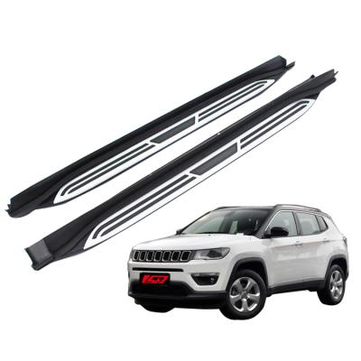 China ABS Aluminum SUV Running Board Side Step Bar For Jeep Compass Accessories 2017 2018 2019 for sale