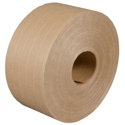 China 2021 ANTI-STATIC Factory Directly Supply Eco-Friendly Water Activated Custom Brown Paper Tape Kraft Paper For Sealing for sale