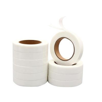 China Waterproof promotional die-cut pe foam double sided white strong adhesive tape for sale