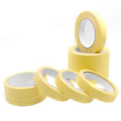 China Waterproof Indoor Paint Use Crepe Paper Self Adhesive General Purpose Tape for sale