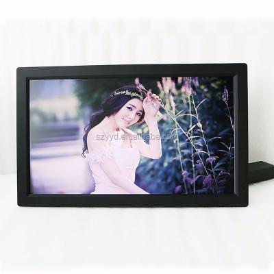 China 18.5 Inch Clock LCD/LED Digital Photo Frame DPF-1850 Blue Movie Free Download 1080P HD for sale