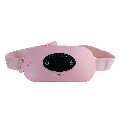 China Lady Menstrual Pain Electric Heating Support Belt Palace Uterus Belt Warm Vibration Massage Hot Compress Belt Heating Relief for sale