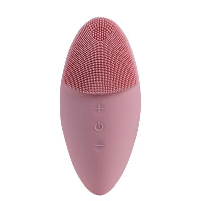 China Rechargeable Portable Ultrasonic Facial Brush Acne Facial Electric Facial Skin Remover Blackhead Remover Deep Cleaning Ultrasonic Brush for sale