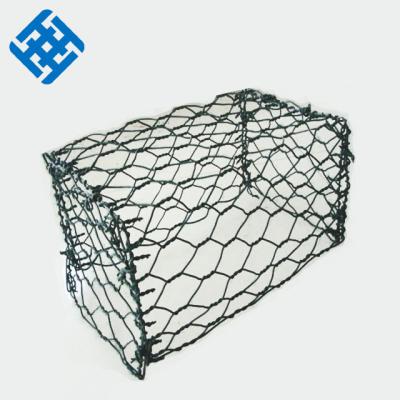 China Right twist. Factory supply reverse rock wall twist gabion box gabion box stone cage/hexagonal rock gabion box for sale