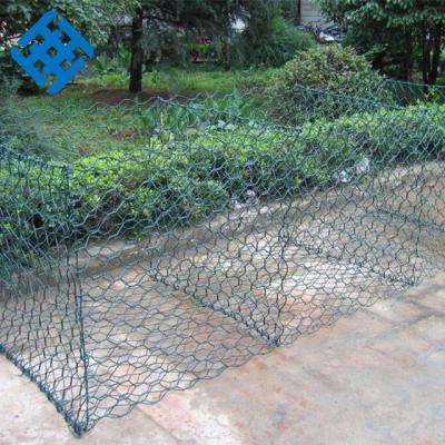 China 2m*1m*1m gabion box wire cage rock wall good plain weave factory direct supply price for sale