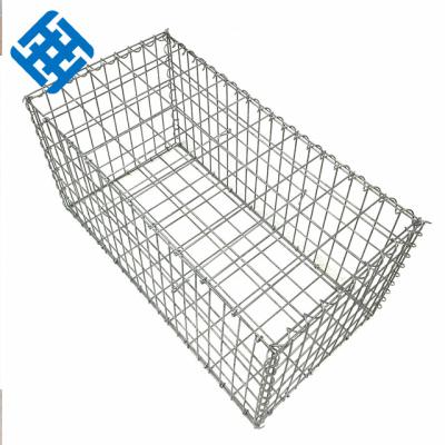 China Plain Weave Welded Wire Mesh Gabion Basket for sale