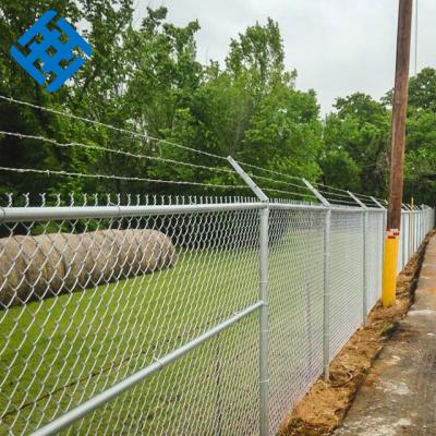 China Factory Price Easily Assembled /Supply Galvanized PVC Coated Freestanding Design Chain Link Fence for sale