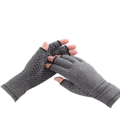 China High Quality Arthritis Hand Gloves Joint Hand Wrist Pain Relief Finger Arthritis Gloves Anti With PVC Dot Compression Arthritis Gloves for sale