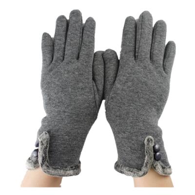 China Microfiber Fleece Gloves Warm Winter Warm Gloves Mow Touch Screen Gloves Casual Gloves Custom Mittens For Women Men for sale