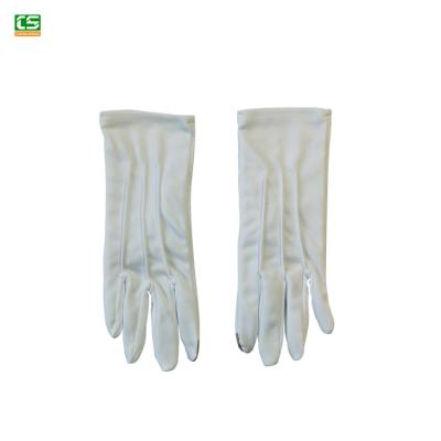 China Durable Cotton Stitch Rubber Gloves And Cotton Lined Rubber Gloves for sale