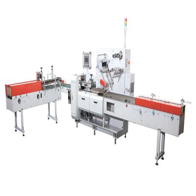 China 3D (Three Dimensional) Servo Control Single Paper Roll Toilet Paper Rewinding Machine Roll Wrapping Machine Production Line for sale