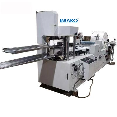 China Napkin Paper 280x280mm Two Stacks Paper Napkin Making Machine For Paper Maker Machinery Production Line for sale