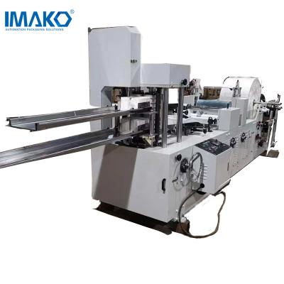 China Paper Napkin 300x300 Mm Two Stacks Paper Towel Making Machine Multifunctional Packaging Machinery Paper Production Line for sale