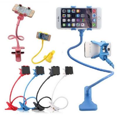 China Universal 360 Rotation Low Price Good Quality Mobile Phone Holder Cell Phone Lazy Holder Plastic Brackets For Shelf for sale