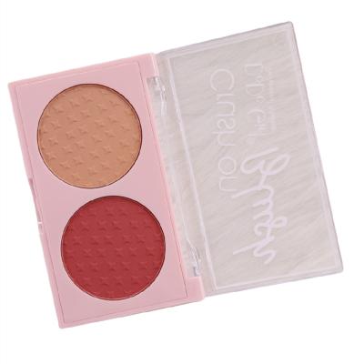 China DODOGIRL 2022 New Logo Blush Palette Pink Table Customized Private Label Fashionable Cloth Palette Makeup Blush Face Palette Waterproof Blush for sale