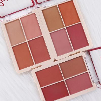 China Waterproof High Quality Blush Palette High Pigment Private Label Makeup Vegan Blush Powder for sale