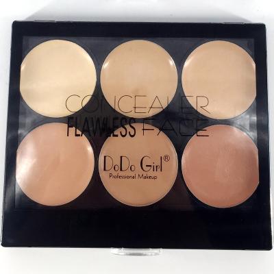 China Anti-Wrinkle Face Makeup 6 Colors Concealer Palette Foundation Cream Private Label Hot Selling Waterproof Concealer for sale