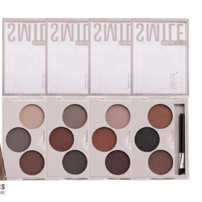 China Wholesale Private Label Eyebrow Powder DODOGIRL Long Lasting Eyebrow Color Cosmetic High Quality Waterproof Makeup for sale