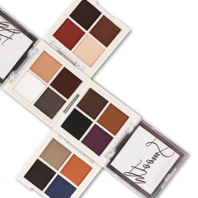 China DODOGIRL Four Waterproof Wholesale Cosmetics Small Eyeshadow Palette Matte Eyeshadow Palette Vegan Makeup for sale