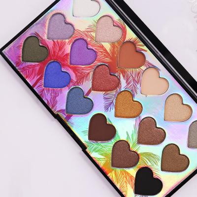 China Waterproof Shimmer Eyeshadow Matte Palette For Daily Makeup 18 Colors Eyeshadow Palette for sale