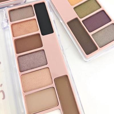 China DODOGIRL Eyeshadow Powder Eyeshadow Palette Makeup 7color eyeshadow&2 Color Waterproof Silk Eyebrow OEM High Clear Color for sale