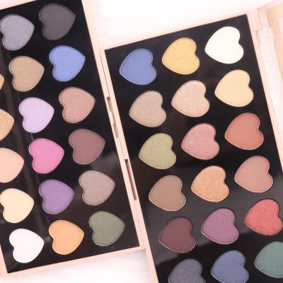 China Wholesale Waterproof Makeup Size Pigmented 18 Colors Vegan Custom Eyeshadow Palette Private Label Plastic Palette Maquillaje for sale