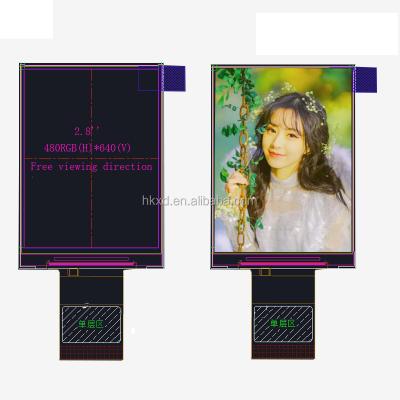 China 2.8inch Module 480x640 2.8 TFT LCD MIPi RGB ST7701S 2.8inch Dual Channel High Resolution Display Screen for sale