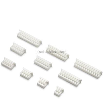 China 1.25mm Plug 2/3/4/5/6/7/8/9/10/12P Shell 1.25MM Pitch White Sticky Connector 1.25mm Shell for sale