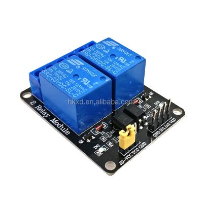 China Module With Optical Coupler 2 Channel Relay Module 2 Way PLC Module 2 Channel Relay Module 5V 2 Channel Relay Module for sale