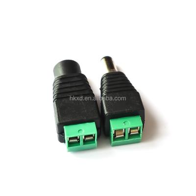 China Male To Female High Quality 2.1mm x To 5.5mm For DC Power Jack Adapter Connector Plug For CCTV Camera Female To Male DC Connector for sale