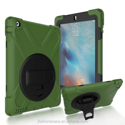 China Shockproof Rotated Grip Tablet Case For iPad 2 3 4 Original 360 Degree Shell Protective Grip Belt Tablet Case For Apple iPad 3 4 Shockproof 10inch Case for sale