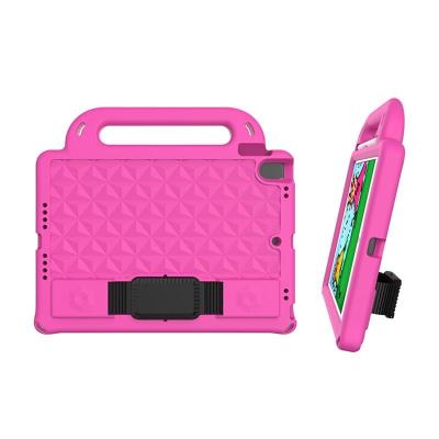 China Anti-fall bumper fashion EVA kids case for iPad 10.5 case with handle strap for sale