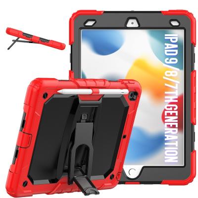 China New Arrival Shockproof Rainbow 3 Layers Protective Case For iPad 10.2 9th High Quality for sale