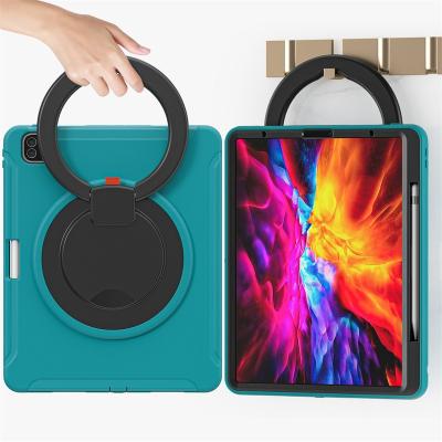 China Shockproof Fashion TPU Grip Ring Case For iPad Pro 12.9 2020 Carry Protective Sleeve for sale