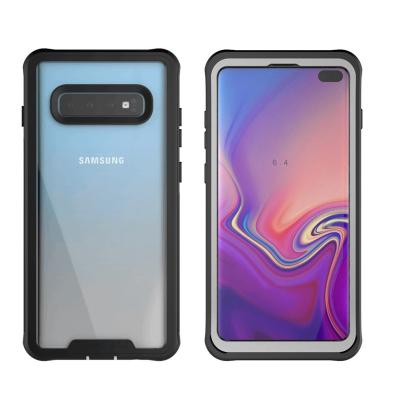 China Full Cover Case For Galaxy S10/S10 Plus Triple Shield Dustproof Full Phone Cover For Samsung Galaxy S10 Waterproof Case For Samsung S10 Plus for sale