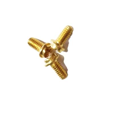 China Hot Sales Size M6 Nickel Plated Male Pan Screw for sale