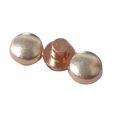 China Wear Resistance Silver Rivet Contact For Relay for sale