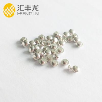 China Wear Resistance Non Standard OEM Design Precision Silver Electrical Contacts for sale