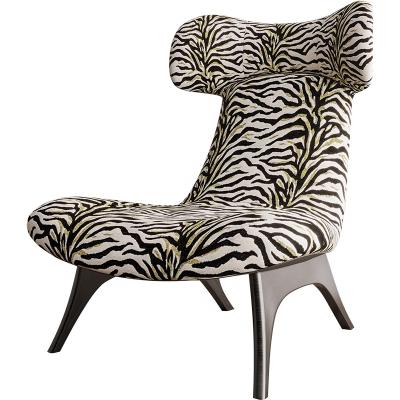 China (Height)Adjustable Fashion Design Custom Modern Lightweight Luxury Tiger Print Furniture Tiger Chair for sale