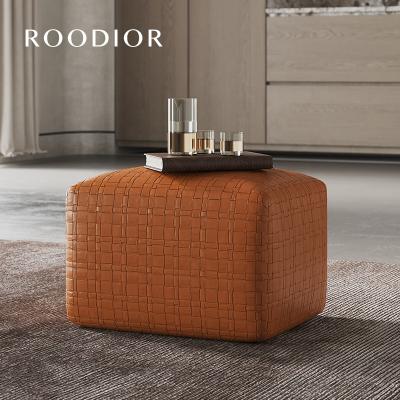 China Light Weight Adjustable Custom Modern Creativity (Height) Orange Square Stool for sale