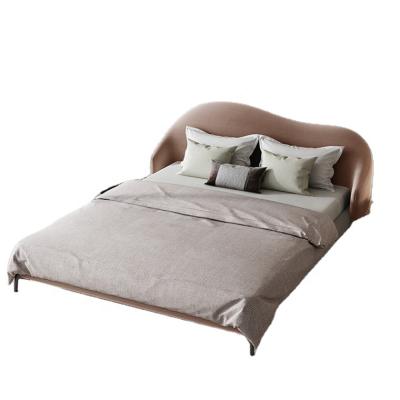 China Modern designer single bed multi color modern khaki style furniture for sale