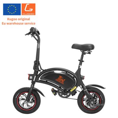 China 2021 new outdoor sports EU KUGOO current kirin B1 250W 36V 25KM/H folding electric bicycles for sale