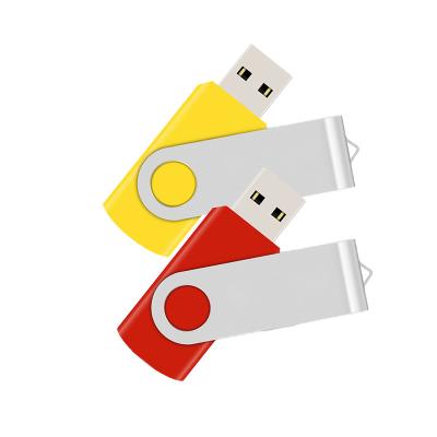 China Wholesale Hot Sale Metal+ABS Rotate USB Flash Drive Usb Stick 2.0 Flash Drive 1GB 2GB 4GB 8GB 16GB 32GB Rotating USB Flash Drive for sale