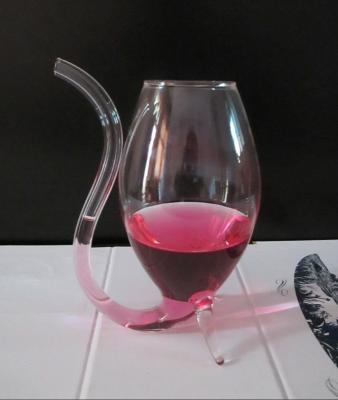 China Factory Outlet Glass Red Wine Vampire Glass 300ml Sippy Cup Juice Cup for sale