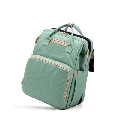 China New Luxury High Quality Stylish Multifunctional Travel Baby Diaper Backpack Customized Bag With Bed for sale